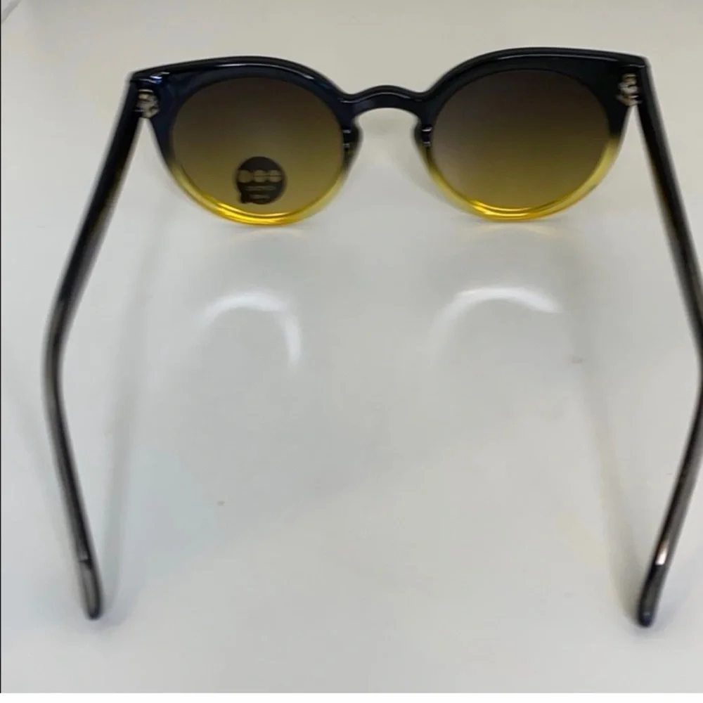 Chic Black and Brown Gradient Sunglasses NEW KOMONO Lulu Expressionist